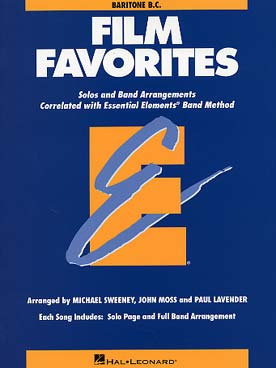 Illustration de FILM FAVORITES baryton, euphonium (BC)