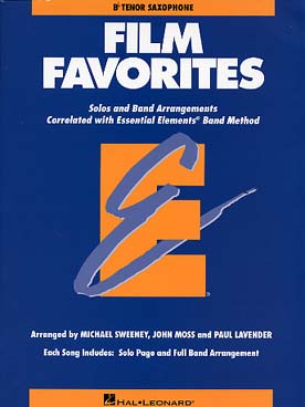 Illustration de FILM FAVORITES saxophone ténor