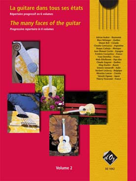 Illustration de La GUITARE DANS TOUS SES ÉTATS : Recueils de compositions originales d'auteurs actuels - Série 1 Vol. 2