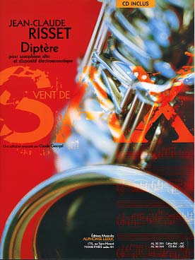 Illustration de Diptère pour saxophone alto et dispositif électroacoustique (CD)