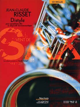 Illustration de Distyle pour saxophone alto et dispositif électroacoustique (CD)