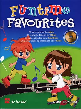 Illustration de FUNTIME FAVOURITES : 26 pièces originales et arrangements très faciles de Nico Dezaire