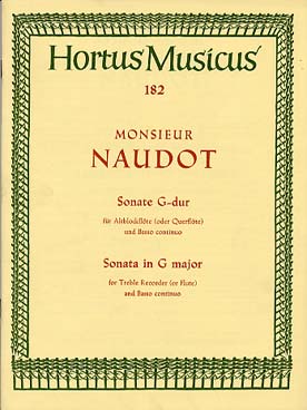 Illustration de Sonate en sol M pour flûte et hautbois