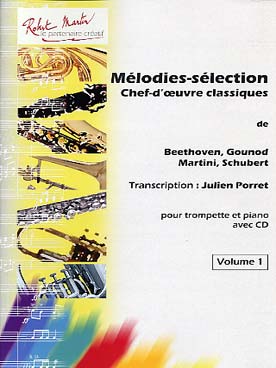 Illustration de MÉLODIES-SÉLECTION : chefs-d'œuvre classiques (tr. Porret) - Vol. 1 et 2