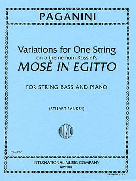 Illustration de Variations sur une corde sur un thème de Moïse en Egypte de Rossini