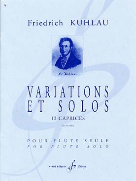 Illustration de Variations et solos, caprices op. 10 bis