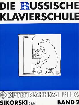 Illustration de Die RUSSISCHE KLAVIERSCHULE : École russe (Nikolaev), méthode en allemand - Vol. 2