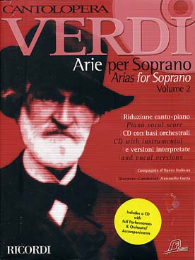 Illustration verdi arias pour soprano vol. 2 + cd