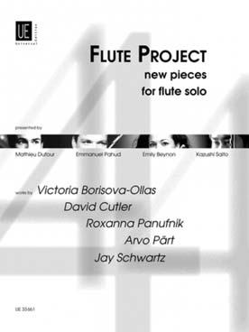 Illustration de FLUTE PROJECT : 9 pièces de Pärt, Rihm, Panufnik, Schwartz, Borisova-Ollas, Cutler