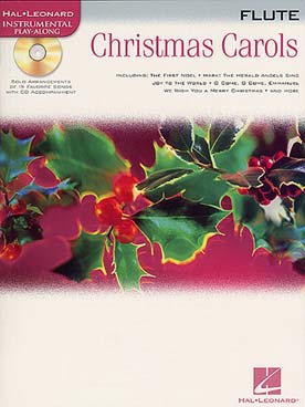 Illustration christmas carols avec cd flute