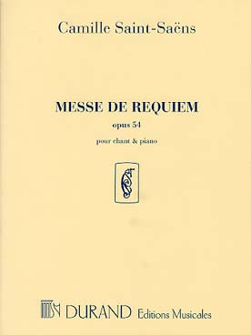 Illustration de Messe de requiem op. 54 pour soli, chœur et orchestre, réd. piano