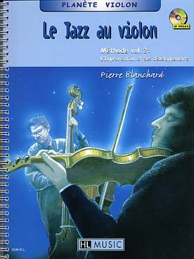 Illustration de Le Jazz au violon : méthode pour jouer et accompagner, avec CD - Vol. 2