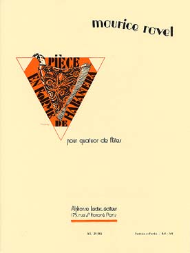 Illustration de Pièce en forme de Habanera (tr. Müller- Dombois pour quatuor de flûtes en ut)