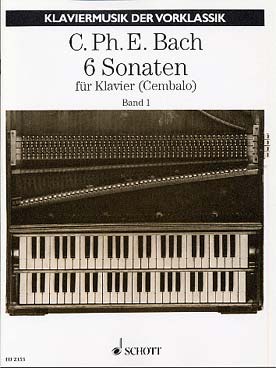 Illustration bach cpe sonates (6) vol. 1