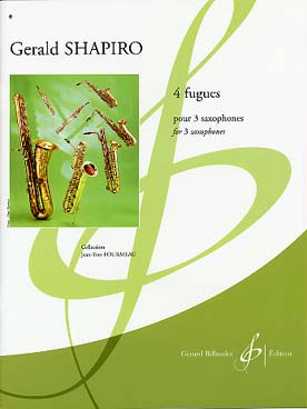 Illustration de 4 Fugues pour 3 saxophones SAB