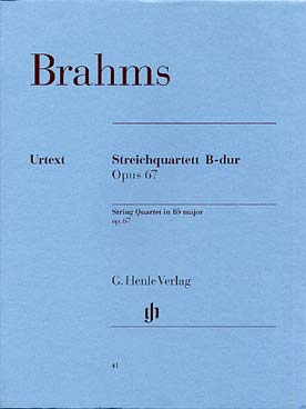Illustration de Quatuor op. 67 en si b M