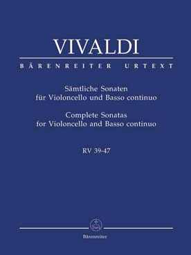 Illustration de 9 Sonates RV 39 à 47 pour violoncelle et basse continue