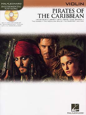 Illustration pirates des caraibes violon