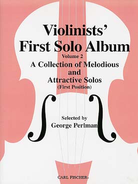 Illustration de VIOLINIST'S FIRST SOLO ALBUM (sélection Perlman) - Vol. 2 : intermédiaire