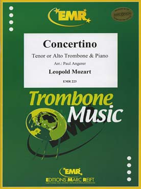 Illustration de Concertino pour trombone ténor ou alto et piano   