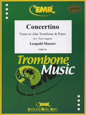 Illustration de Concertino pour trombone ténor ou alto et piano
