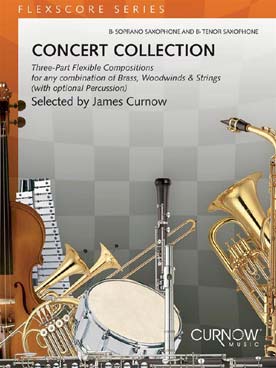 Illustration de CONCERT COLLECTION : three-part flexible compositions for any combinaison of brass, woodwinds & strings
