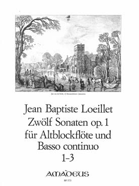 Illustration loeillet sonates (12) op. 1 vol. 1