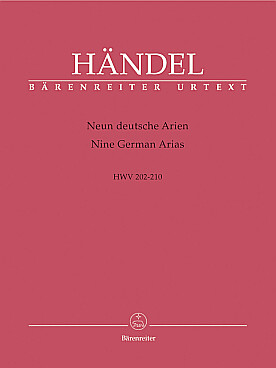 Illustration haendel arias (9) soprano/violon/b. c.