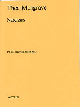 Illustration de Narcissus for solo flute with digital delay