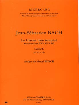 Illustration de Analyse du Clavecin bien tempéré de J. S. Bach - Vol. C : N° 13 à 18