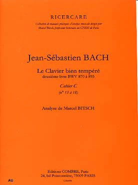 Illustration de Analyse du Clavecin bien tempéré de J. S. Bach - Vol. C : N° 13 à 18