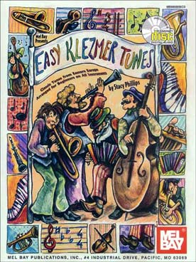 Illustration de EASY KLEZMER TUNES pour instruments en do, si b et mi b, avec CD play-along