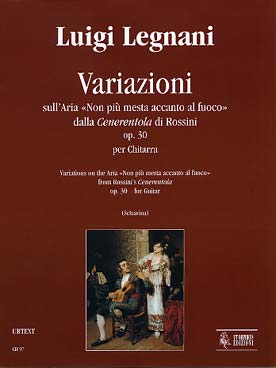 Illustration de Variations sur l'aria "Non piu mesta accanto al fuoco" de la Cenerentola op. 30 de Rossini