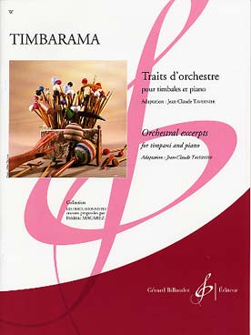 Illustration de TIMBARAMA : traits d'orchestre adaptés par JC Tavernier pour timbales et piano