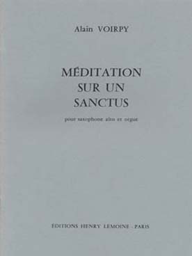 Illustration voirpy meditation sur un sanctus sax/org