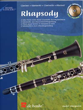 Illustration de Rhapsody, 2 pièces de concert faciles avec accompagnement orchestre à vent