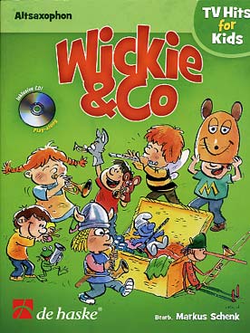 Illustration de WICKIE & CO avec CD (tr. Schenk)