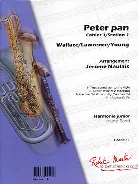 Illustration de Peter Pan pour harmonie junior - Cahier 1, section 1 (conducteur)