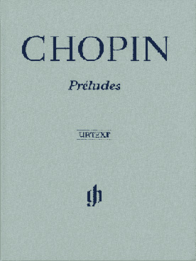 Illustration de Préludes, recueil (24 préludes op. 28, prélude op. 45, prélude KK4b/7) - éd. Henle reliée