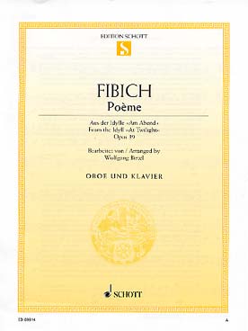 Illustration de Poème from the idyll "at twilight" op. 39