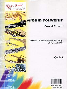 Illustration de Album souvenir pour saxhorn ou euphonium et piano