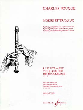 Illustration de Modes et travaux pour flûte à bec soprano