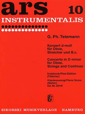 Illustration telemann concerto en re min