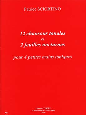 Illustration de 12 Chansons tonales et 2 feuilles nocturnes pour 4 petites mains toniques