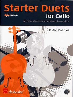 Illustration zwartjes starter duets for cello