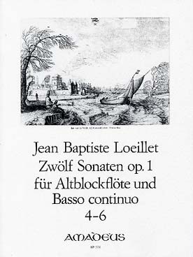 Illustration loeillet sonates (12) op. 1 vol. 2