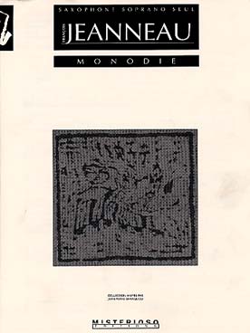 Illustration de Monodie pour saxophone soprano en si b