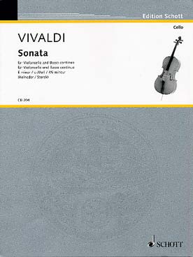 Illustration de Sonate RV 40 en mi m pour violoncelle et basse continue
