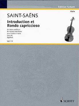 Illustration de Introduction et Rondo capriccioso op. 28 (réd. violon/piano Egelhof)