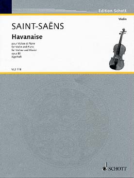 Illustration saint-saens havanaise op. 83